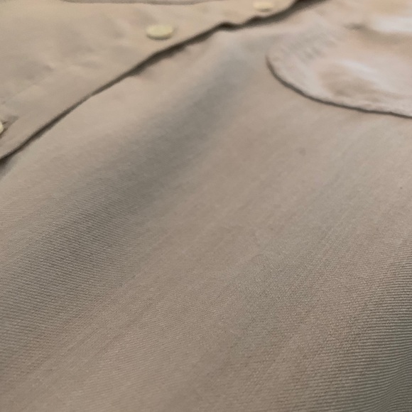 James Perse Light Grey Linen Long Sleeves Shirt - Picture 5 of 6